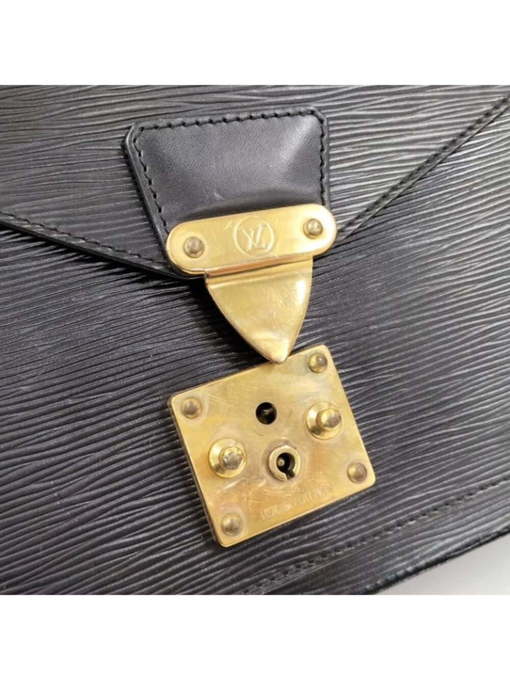 Louis Vuitton Monceau 28 Shoulder Bag Epi Noir Black - Picture 6 of 10